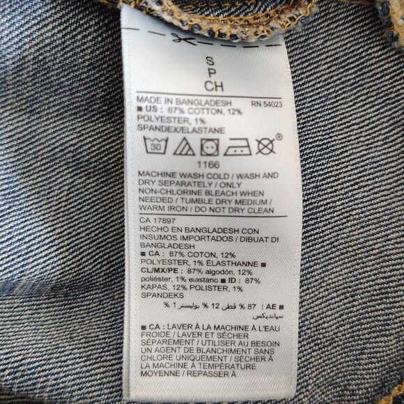 OLD NAVY Denim Jean Jacket Small Women's Waist Length Classic Style - Picture 5 of 5